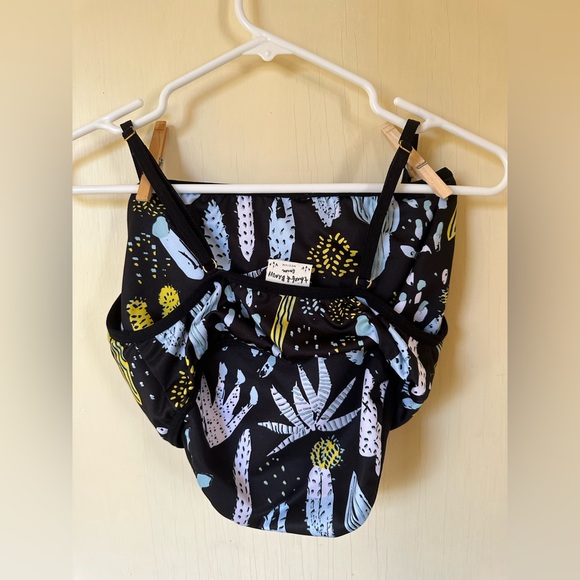 Thief & Bandit Two-Piece Swimsuit / Bikini - Size M, Black Background - Picture 2 of 6